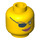 LEGO Yellow Female Head with Eyepatch  (Safety Stud) (64904 / 74110)