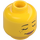 LEGO Yellow Female Head with Freckles and Open Smile (Recessed Solid Stud) (3626 / 21463)