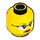 LEGO Yellow Female Head with Glasses (Recessed Solid Stud) (3626 / 16158)