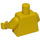 LEGO Yellow Female Torso with Red Top  (973)