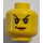 LEGO Jaune Femelle avec Medallion Minifigurine Tête (Montant solide encastré) (3626 / 20283)