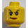 LEGO Gelb Female mit Medallion Minifigure Kopf (Einbau-Vollbolzen) (3626 / 20283)