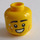 LEGO Giallo Figure Skating Champion Testa (Perno solido incassato) (3626)