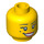 LEGO Yellow Flamenco Dancer Head (Recessed Solid Stud) (3626 / 99287)