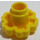 LEGO Jaune Fleur 2 x 2 avec goujon ouvert (4728 / 30657)