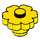 LEGO Yellow Flower 2 x 2 with Solid Stud (98262)