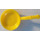 LEGO Yellow Frying Pan with Curved Handle