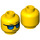 LEGO Yellow Fun at the Beach Volleyball Player Minifigure Head (Recessed Solid Stud) (3626 / 33916)