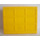 LEGO Yellow Garage Door with LEGO Logo Embossed