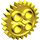 LEGO Yellow Gear with 24 Teeth (3648 / 24505)