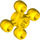 LEGO Geel Tandwiel met 4 Knobs (32072 / 49135)