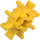 LEGO Yellow Gear with 8 Teeth (Ratchet Wheel) (2474)