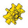 LEGO Gelb Ausrüstung mit 8 Zähne (Ratchet Rad) (2474)