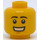 LEGO Yellow Giraffe Guy Minifigure Head (Recessed Solid Stud) (3626 / 49987)