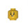 LEGO Yellow Girl&#039;s Head with Freckles (Recessed Solid Stud) (3626)