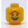 LEGO Yellow Gone Golfin&#039; President Business Minifigure Head (Recessed Solid Stud) (3626 / 50014)