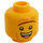 LEGO Yellow Gone Golfin&#039; President Business Minifigure Head (Recessed Solid Stud) (3626 / 50014)