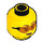 LEGO Jaune Gracie Goodhart Diriger avec Orange Goggles (Goujon solide encastré) (3626 / 73665)