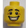 LEGO Yellow Graduate Head (Safety Stud) (3626 / 97089)