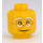 LEGO Yellow Grandpa Head with Glasses (Recessed Solid Stud) (3626 / 32909)