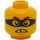 LEGO Gelb Hacksaw Hank Minifigure Kopf (Einbau-Vollbolzen) (3626 / 68031)