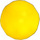 LEGO Yellow Hard Plastic Ball 52mm (22119 / 23065)