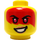 LEGO Yellow Harumi Head (Recessed Solid Stud) (3626 / 68363)