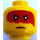 LEGO Gul Harumi Minifigur Huvud (Infälld solid knopp) (3626 / 39059)