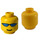 LEGO Yellow Head with Blue Sunglasses (Safety Stud) (3626)