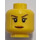 LEGO Geel Hoofd met Freckles (Veiligheidsnop) (94093 / 96824)