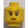 LEGO Gelb Kopf mit Freckles (Sicherheitsbolzen) (94093 / 96824)