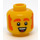 LEGO Geel Hoofd met Ginger Sideburns (Verzonken solide nop) (3626 / 100966)