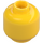 LEGO Jaune Tête avec Goatee et Hearing Device (Montant solide encastré) (3626 / 101368)