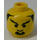 LEGO Gelb Kopf mit Goatee, Angled und Bushy Eyebrows (Sicherheitsbolzen) (3626)