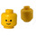 LEGO Geel Hoofd met Grijns en Rood Neus Freckles (Veiligheidsnop) (3626)