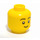 LEGO Yellow Head with Grin / Frown (Double Sided) (Recessed Solid Stud) (3626)