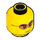 LEGO Gelb Kopf mit Orange Sunglasses (Einbau-Vollbolzen) (45936 / 50958)