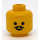 LEGO Giallo Testa con Pointed Baffi (Perno di sicurezza) (3626)