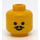 LEGO Geel Hoofd met Pointed Moustache (Veiligheids Stud) (3626)