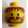 LEGO Jaune Diriger avec rouge Moustache et Cheveux (Goujon de sécurité) (3626)
