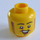 LEGO Jaune Diriger avec Reddish Brown Mutton Chops (Goujon solide encastré) (3626 / 82348)