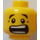 LEGO Giallo Testa con Scared Expression (Perno di sicurezza) (23090 / 59877)