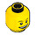 LEGO Gul Hoved med Smile (Sikkerheds knops) (3626 / 88947)