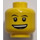 LEGO Gul Hoved med Smile (Sikkerheds knops) (3626 / 88947)