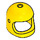 LEGO Yellow Helmet with Thick Chin Strap (50665)