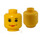 LEGO Giallo Hermione Granger Minifigure Femmina Testa con Decorazione (Perno di sicurezza) (3626)