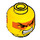 LEGO Yellow Hikaru Head (Safety Stud) (3626 / 54898)