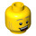 LEGO Yellow Hiker Minifigure Head (Recessed Solid Stud) (3626 / 27482)