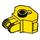 LEGO Yellow Hinge 1 x 2 Locking with Towball Socket (30396 / 51482)