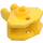 LEGO Yellow Hinge 1 x 2 Locking with Towball Socket (30396 / 51482)